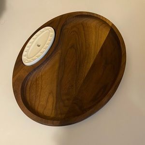 *RETIRED* Nora Fleming • Tidbit Dish • Walnut